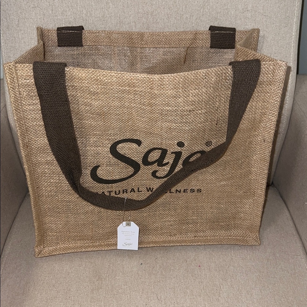 Saje Jute Bag / Large Signature Tote